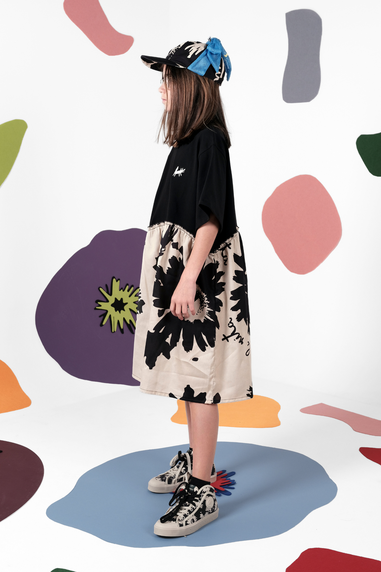 HAT Ivone Botanical Black