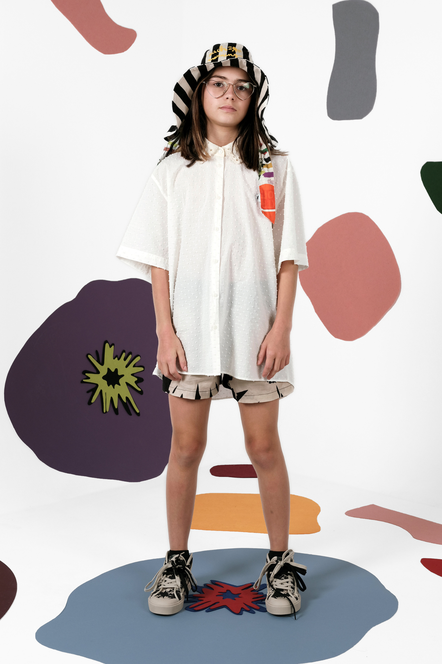 BLOUSE Raquel White Freckles