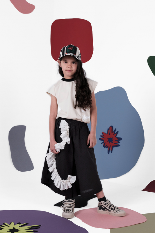 TROUSERS Elsa Black Freckles