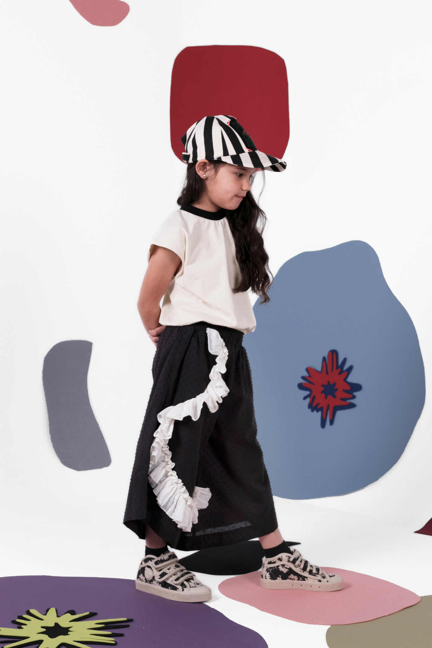 TROUSERS Elsa Black Freckles