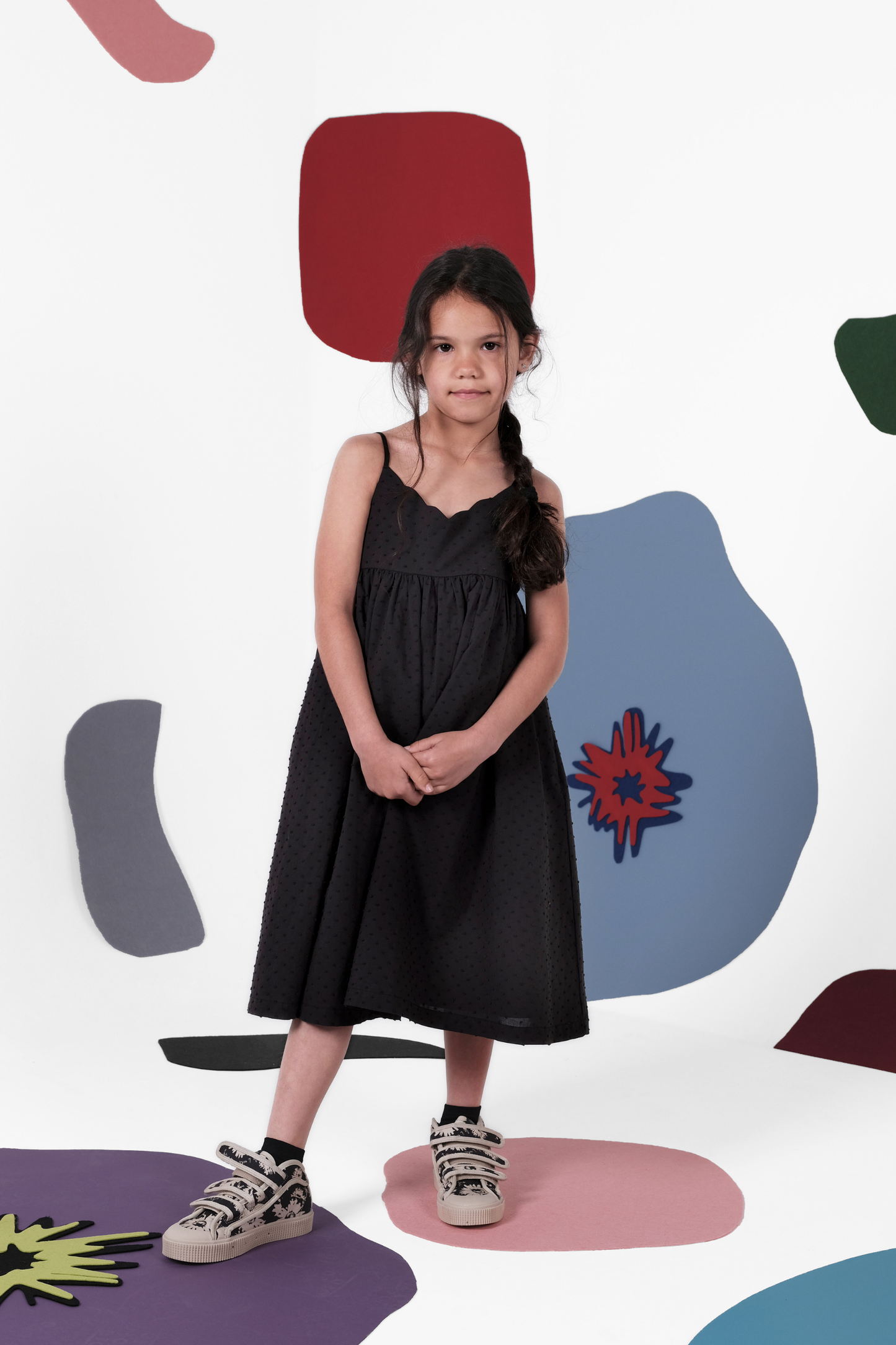 DRESS Caiana Black Freckles