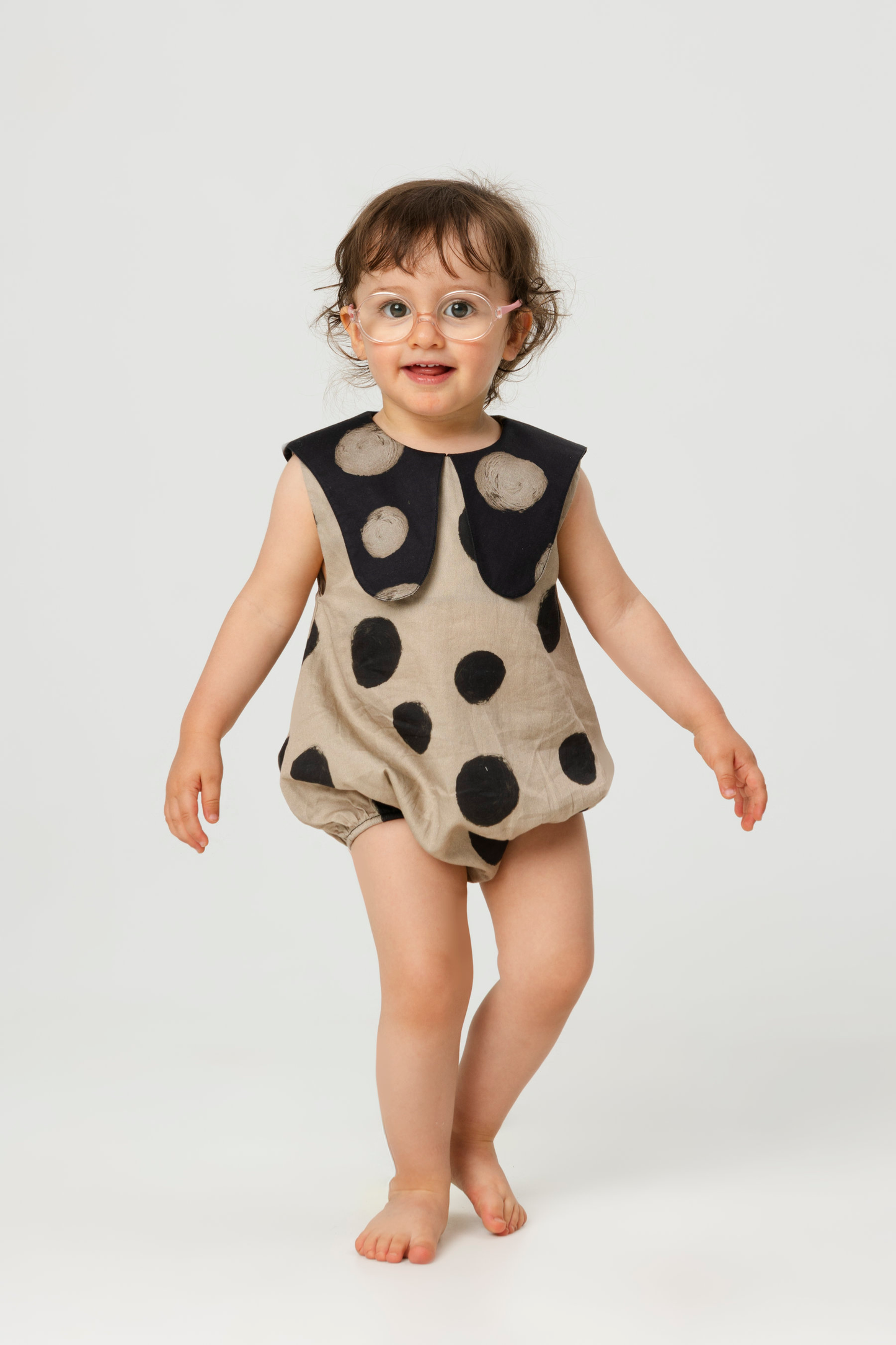JUMPSUIT Luna Polka Mocha