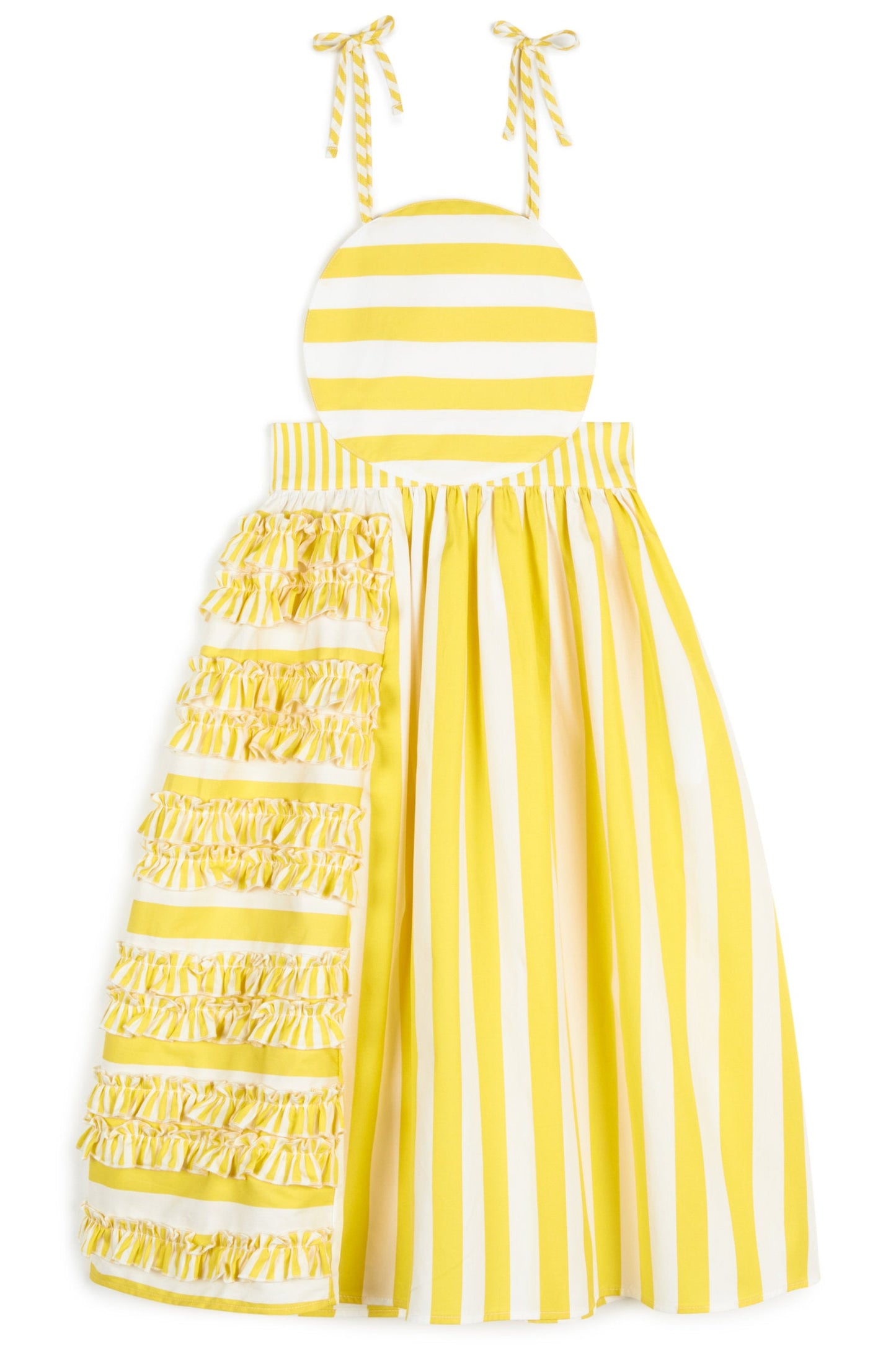 DRESS Amarilis Yellow Stripes