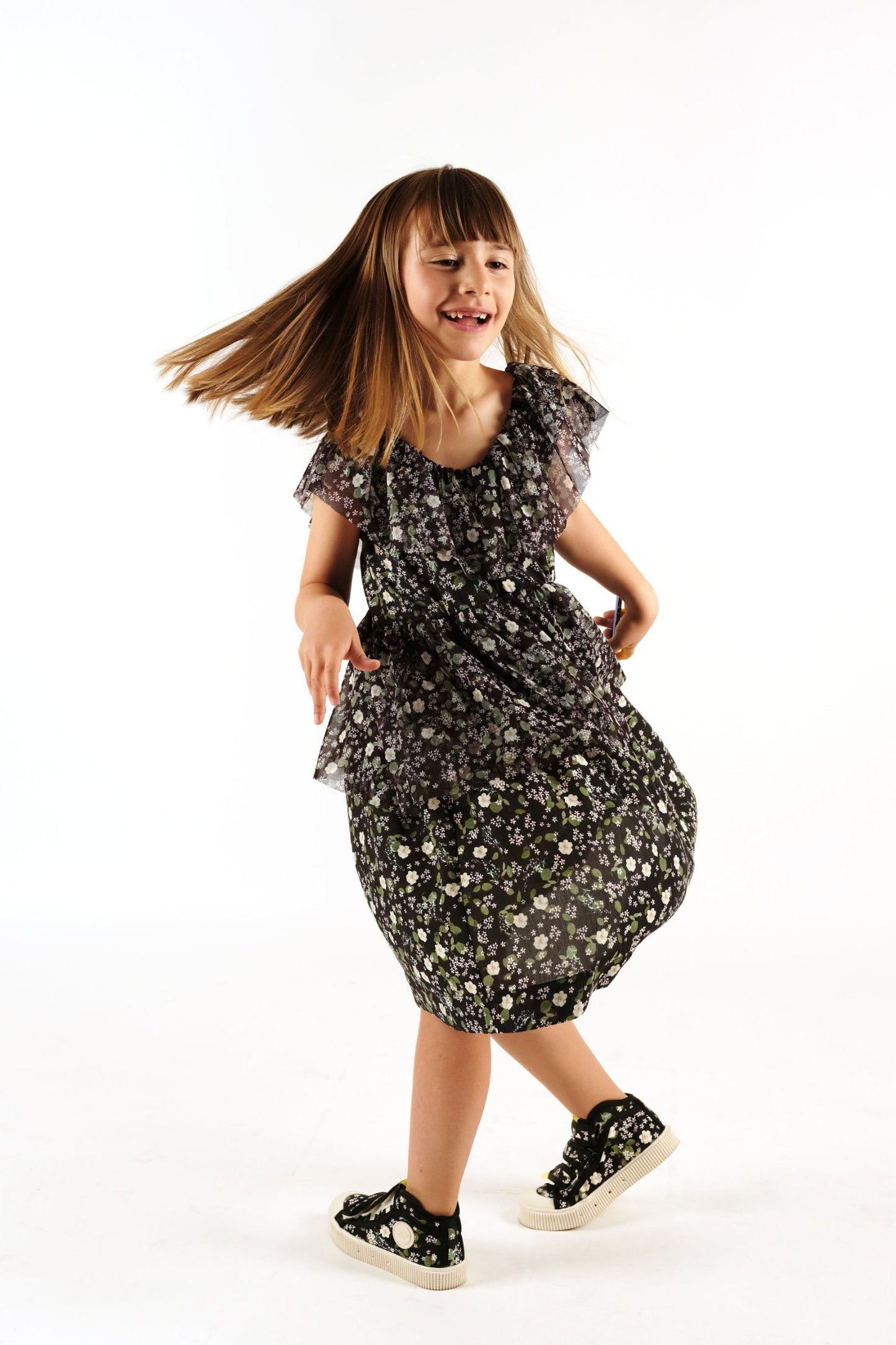 DRESS Lucrécia Black Garden