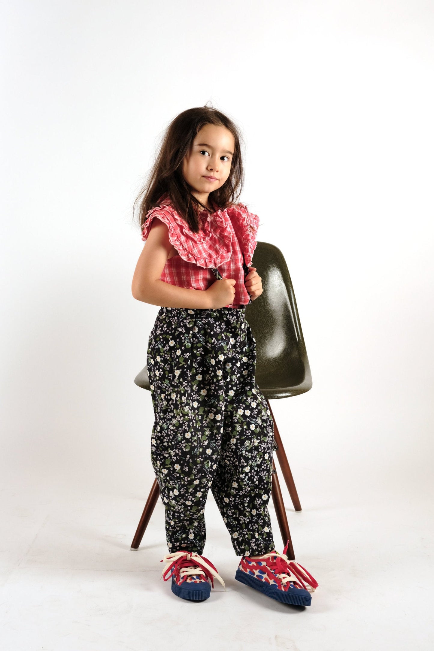 BLOUSE Clarissa Cherry Check