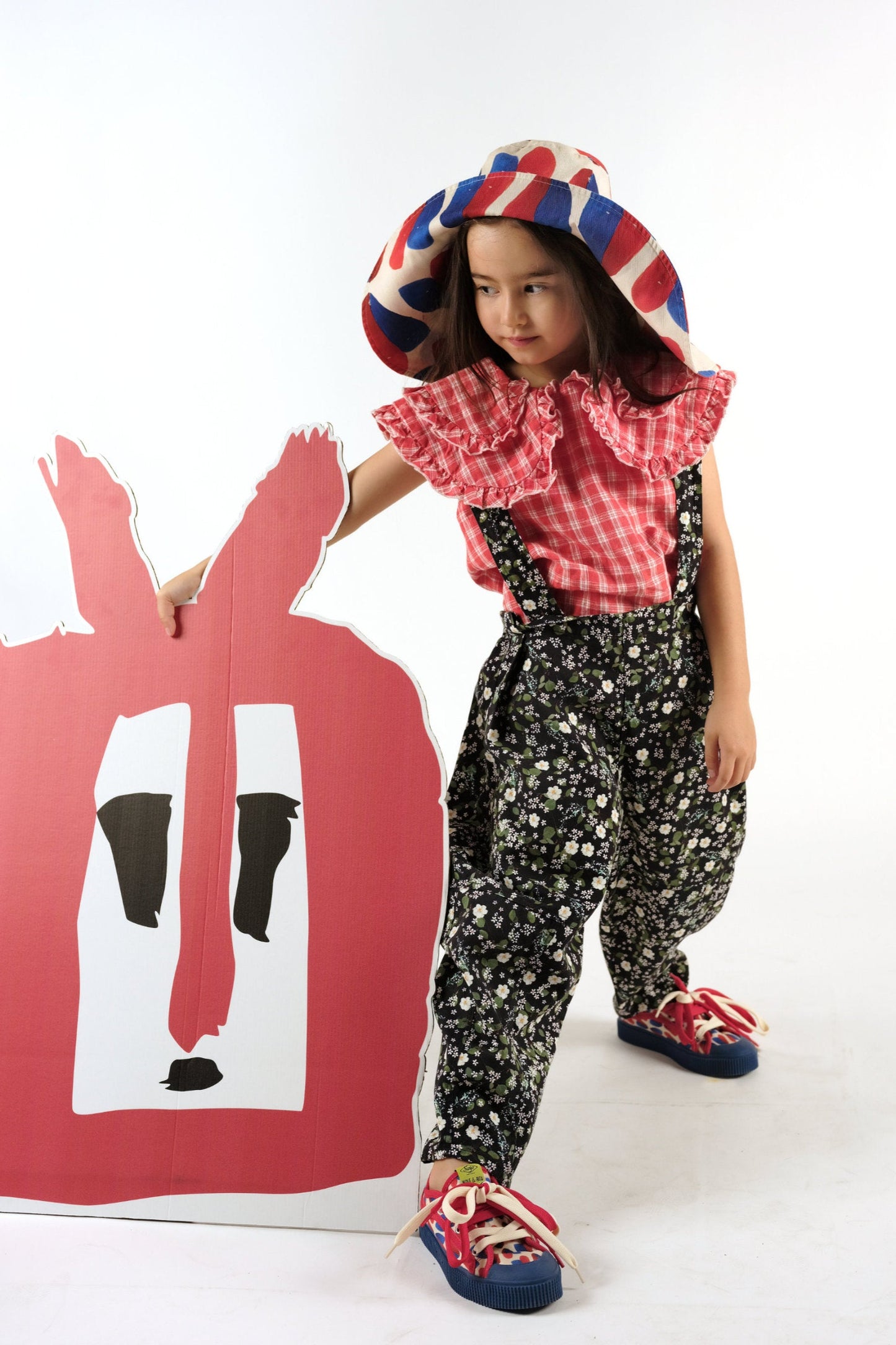 BLOUSE Clarissa Cherry Check