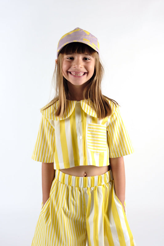 BLOUSE Leonilde Yellow Stripes