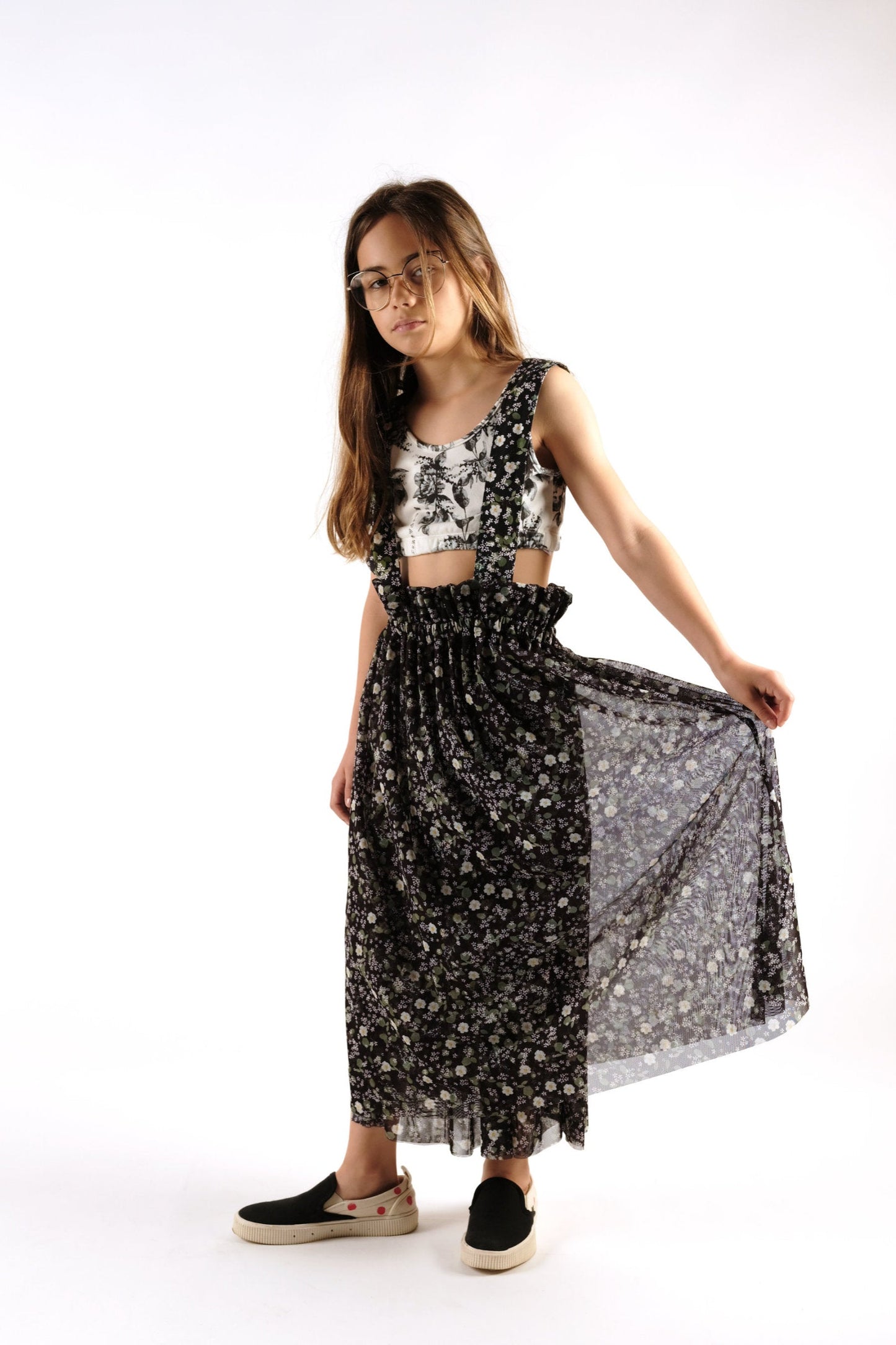 SKIRT Celiana Black Garden