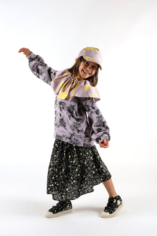 SKIRT Lurdes Black Garden