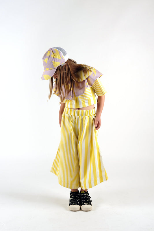 TROUSERS Elsa Yellow Stripes