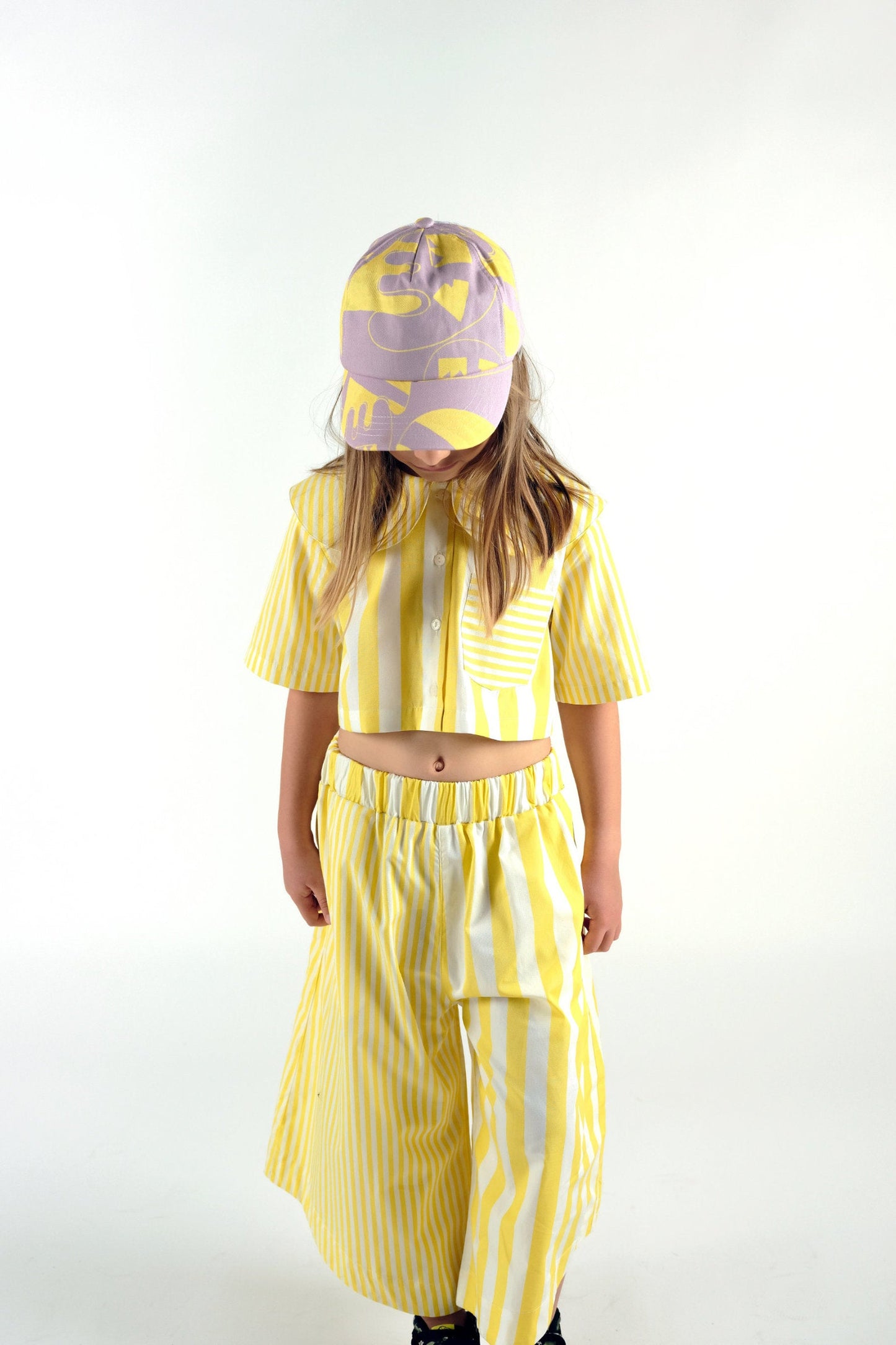 TROUSERS Elsa Yellow Stripes