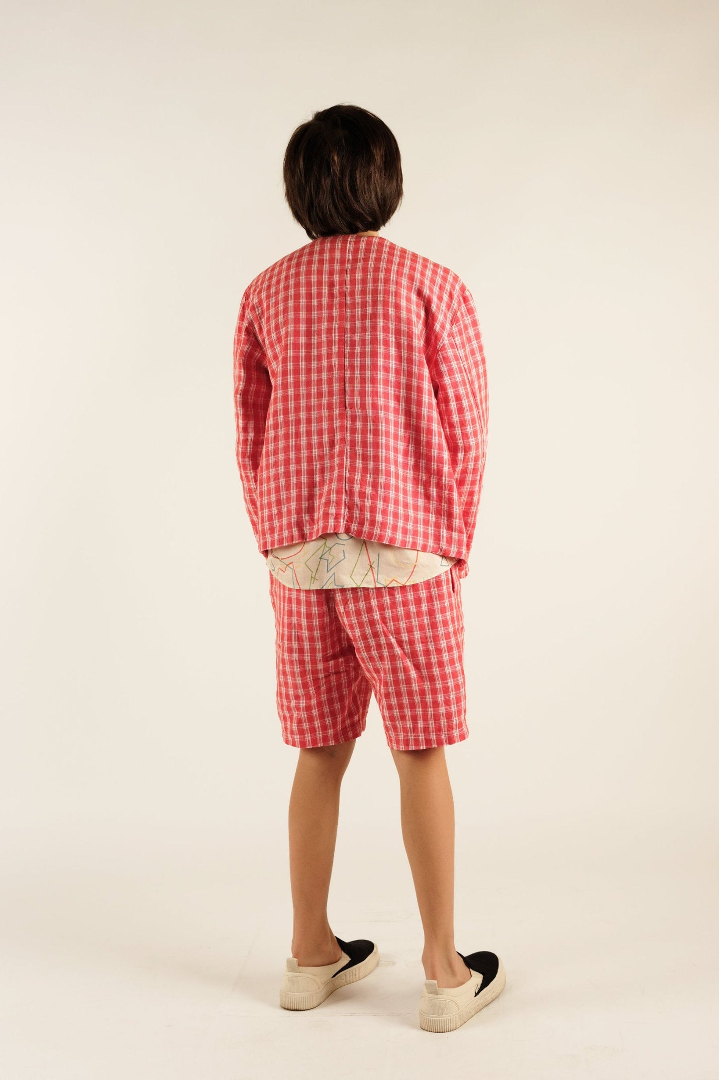 SHORTS Anselmo Cherry Check