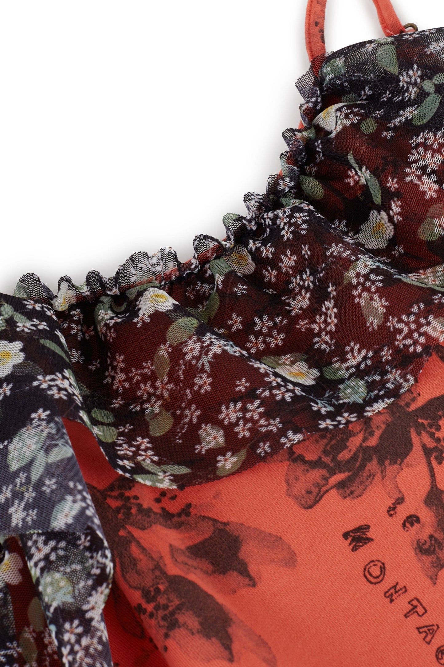 DRESS Assunção Flowers Cherry