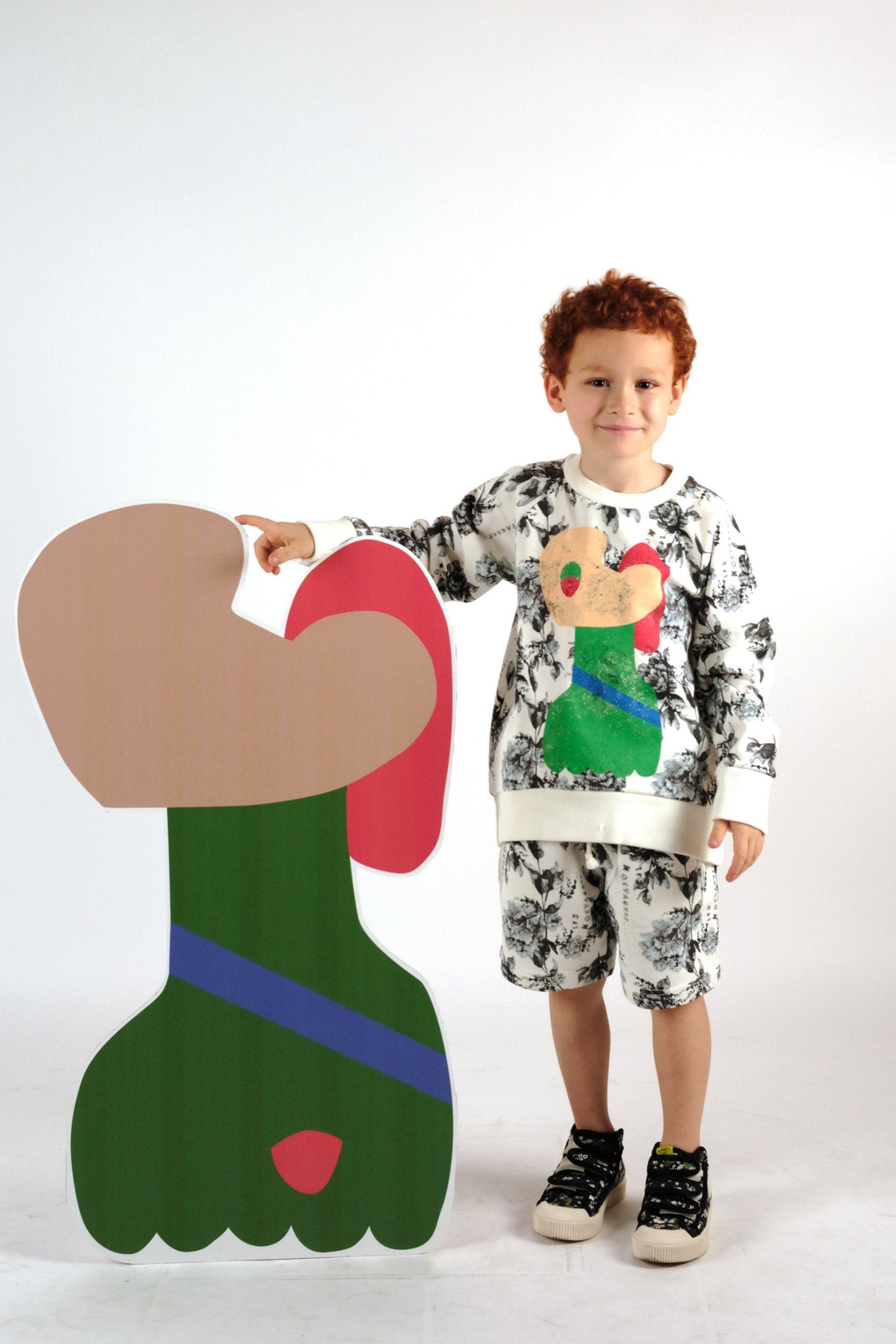 SWEATSHIRT Bernardo Flowers Cru