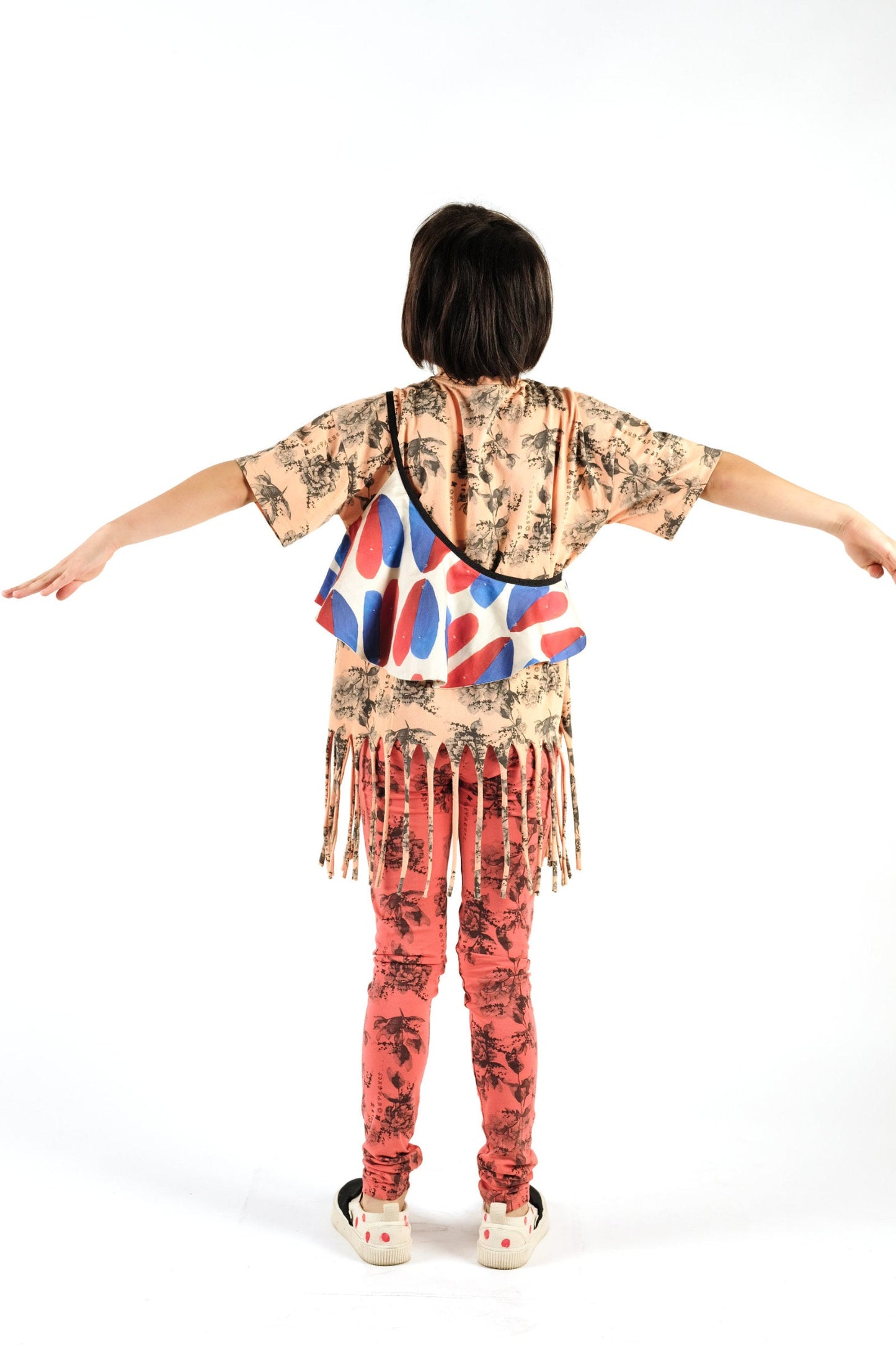 T-SHIRT Bianca Flowers Peach