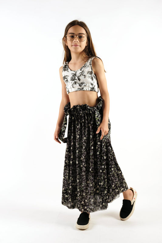 T-SHIRT Celeste Flowers Cru