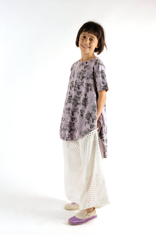 T-SHIRT Luana Flowers Lilac
