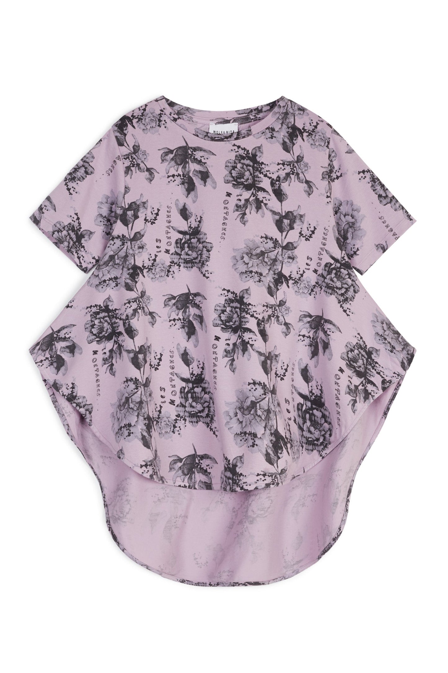 T-SHIRT Luana Flowers Lilac