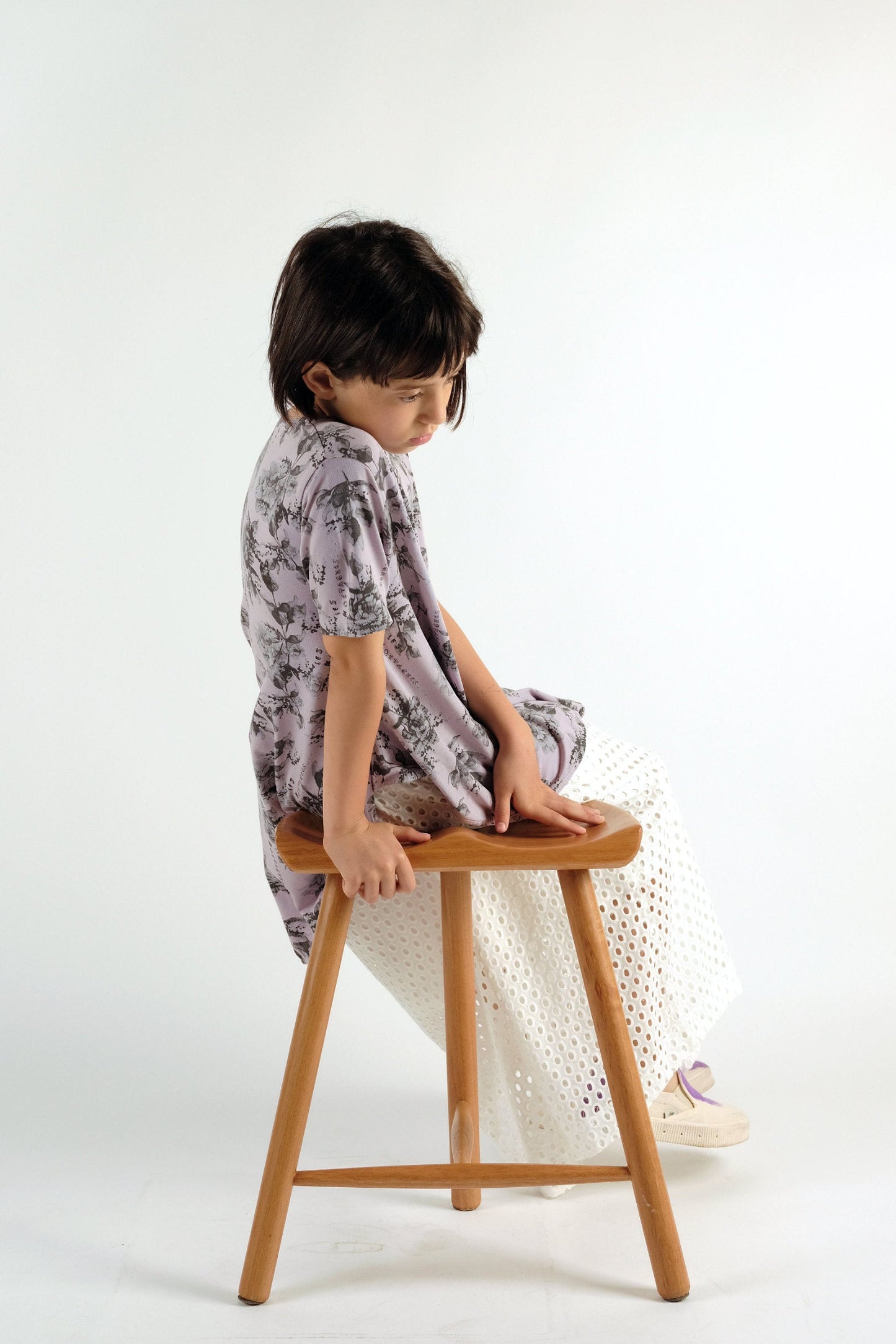 T-SHIRT Luana Flowers Lilac