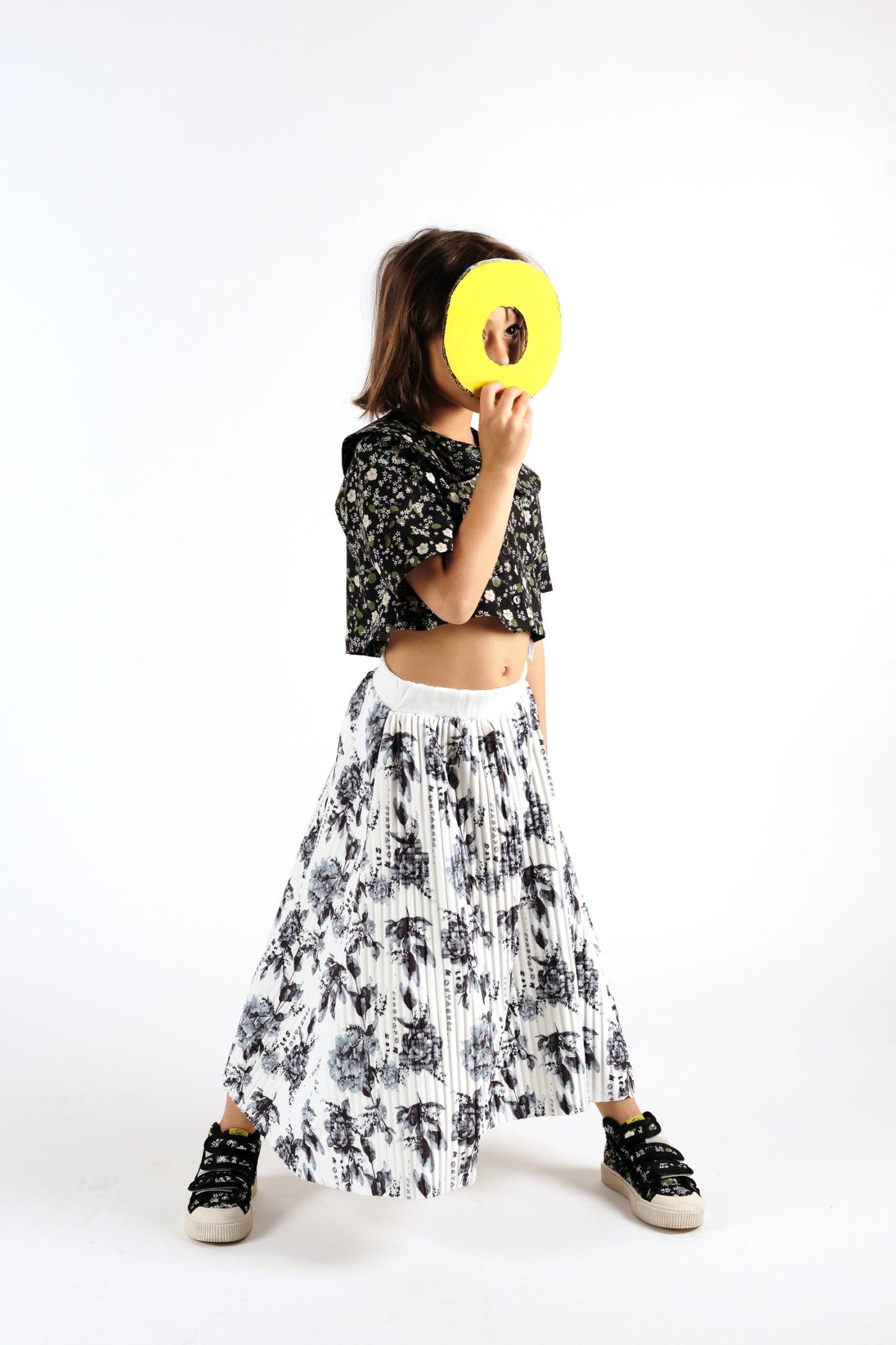 SKIRT Marlene Flowers Cru