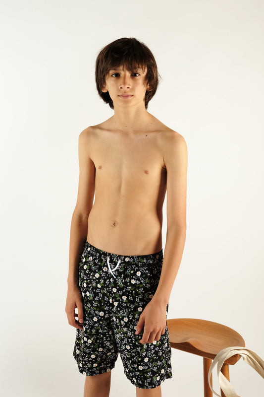 SWIM SHORTS Simão Black Garden
